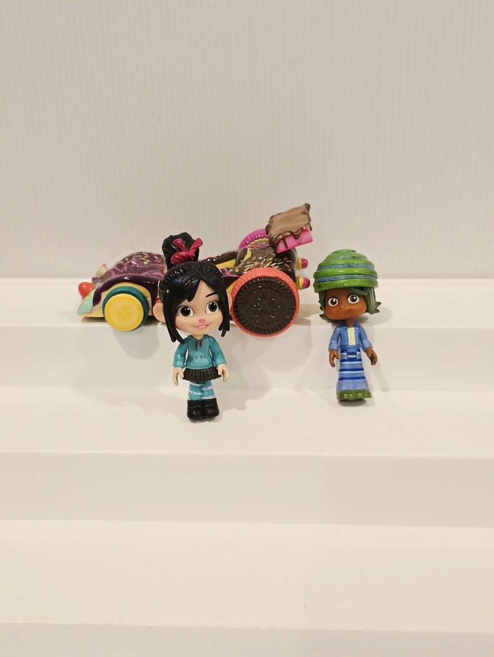Disney Pixar Wreck It Ralph Vanellope Von Schweetz Sugar Rush Car Racer Cart and
